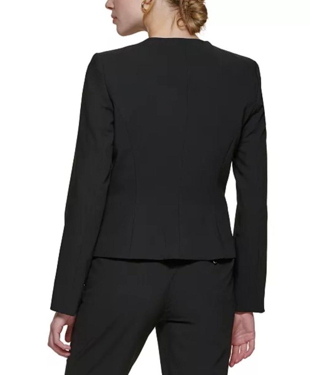 CALVIN KLEIN Черный жакет/пиджак, фото 6