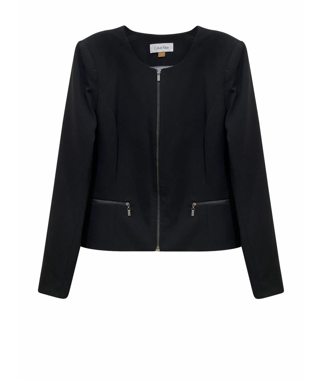 CALVIN KLEIN Черный жакет/пиджак, фото 1