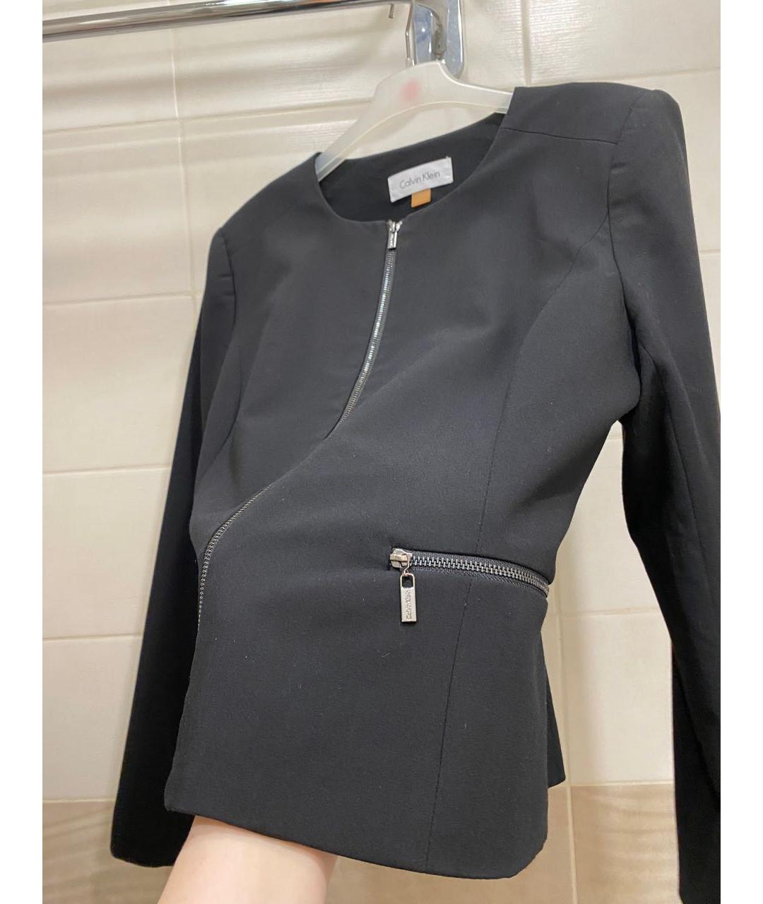 CALVIN KLEIN Черный жакет/пиджак, фото 2