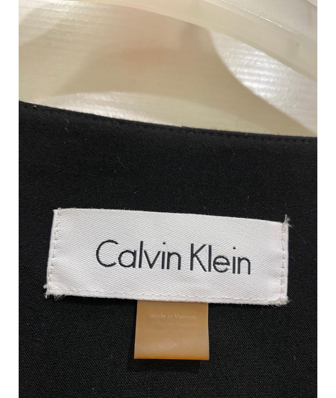 CALVIN KLEIN Черный жакет/пиджак, фото 8