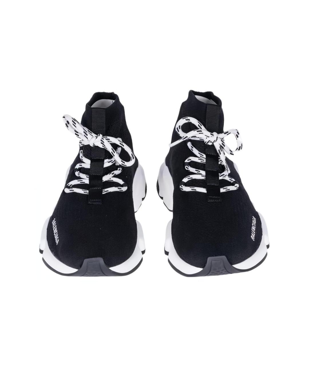 BALENCIAGA Черные высокие кроссовки / кеды, фото 2