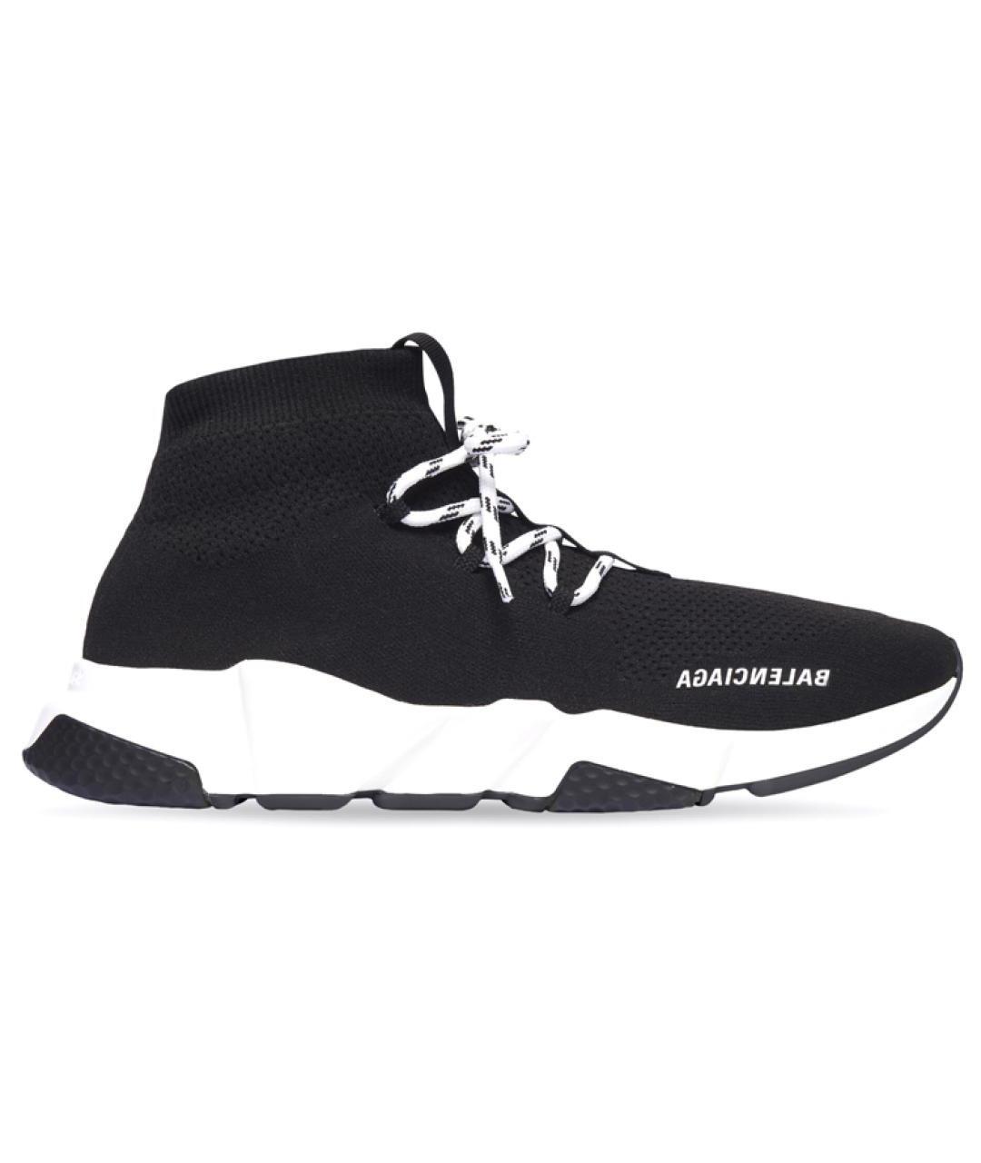 BALENCIAGA Черные высокие кроссовки / кеды, фото 1