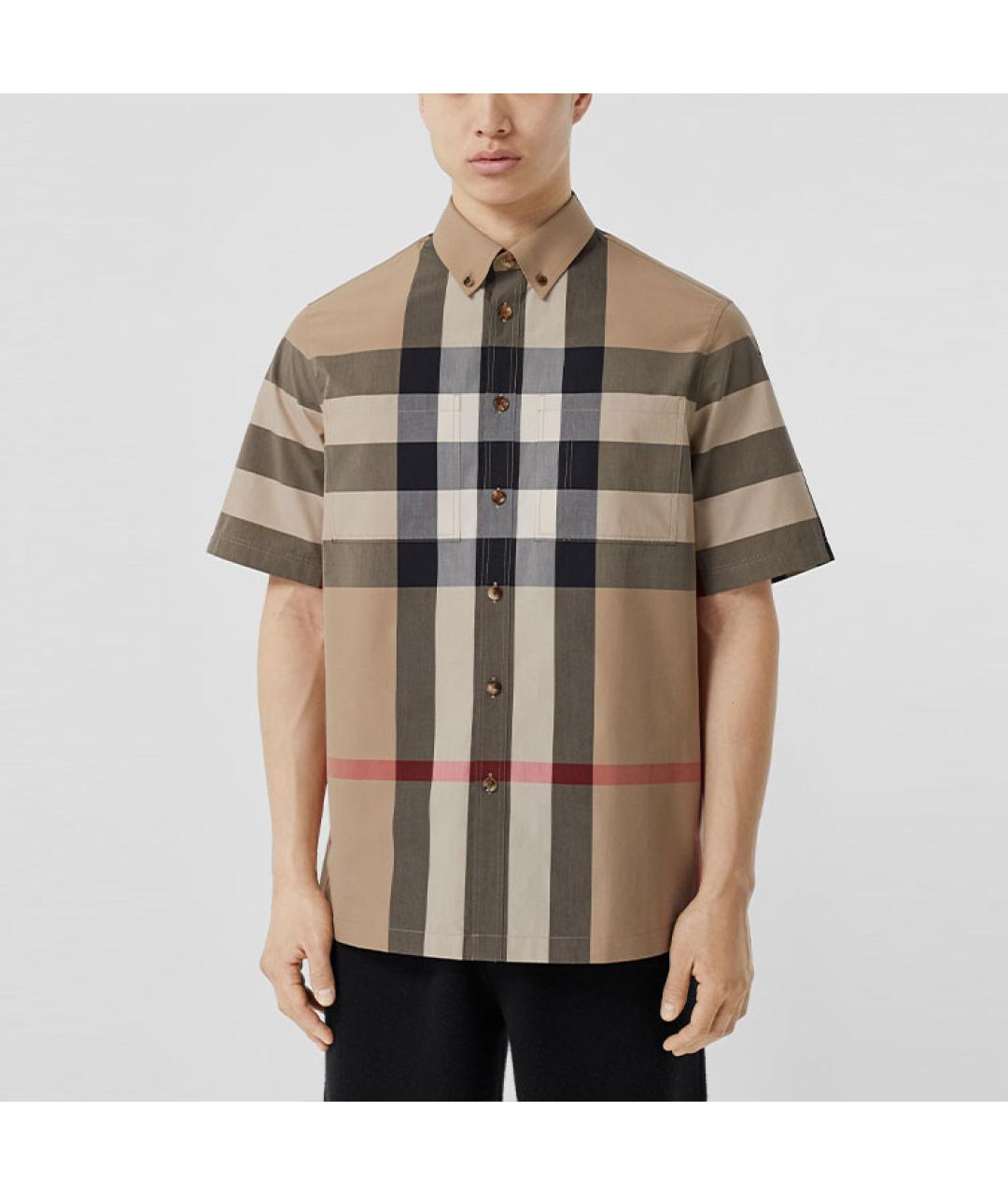 BURBERRY Бежевая кэжуал рубашка, фото 3