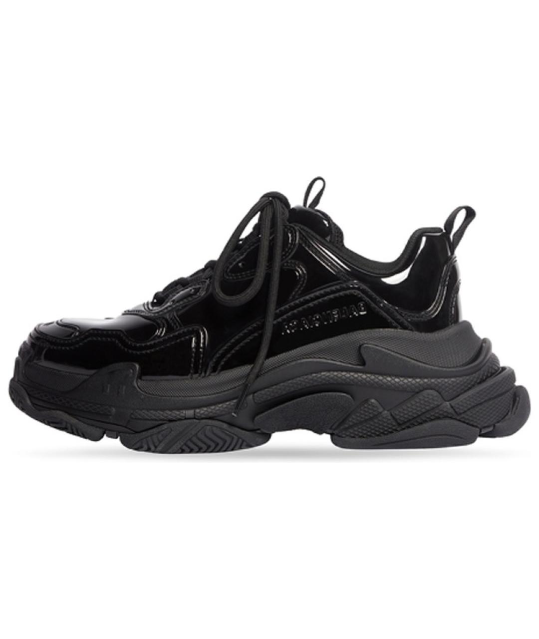 BALENCIAGA Черные низкие кроссовки / кеды, фото 6