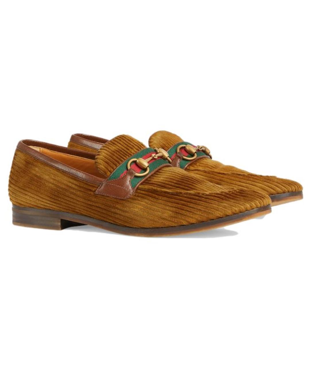 GUCCI Коричневые лоферы, фото 3