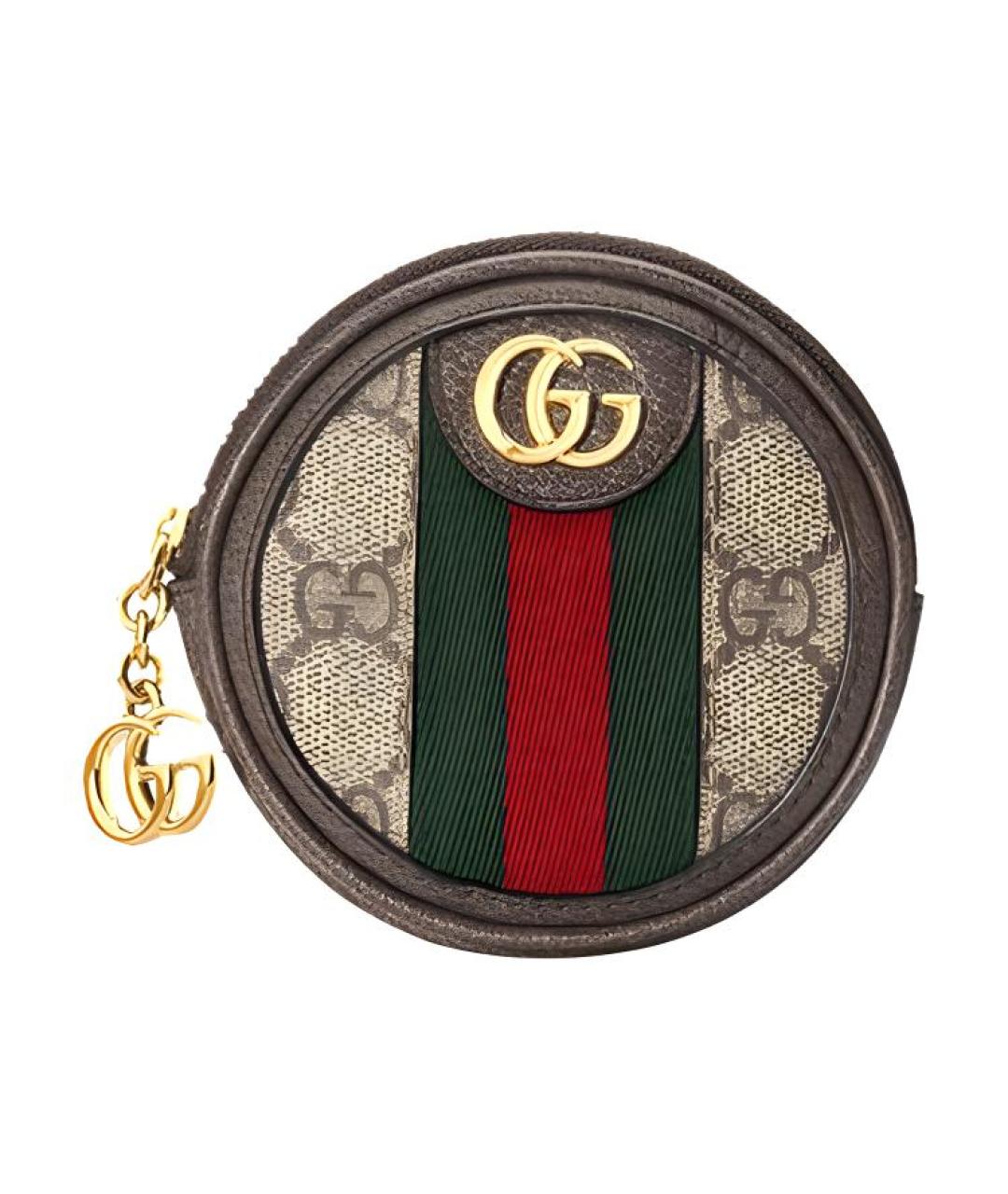 GUCCI Коричневый кошелек, фото 1