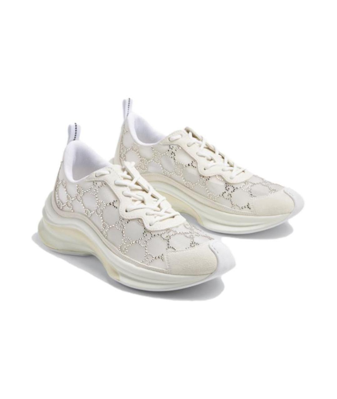 GUCCI Белые кроссовки, фото 3