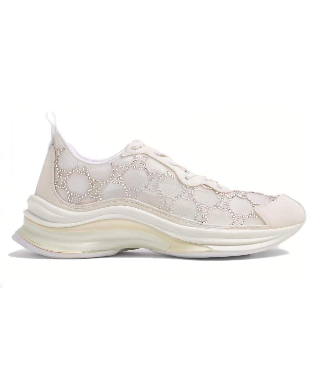 GUCCI Белые кроссовки, фото 1