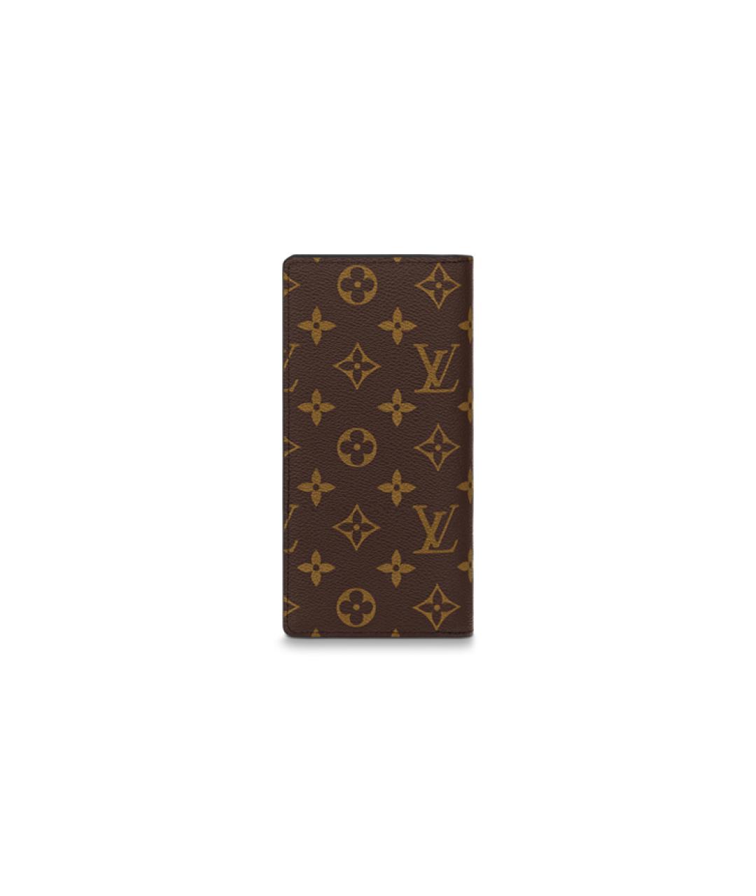 LOUIS VUITTON Коричневый кошелек, фото 3