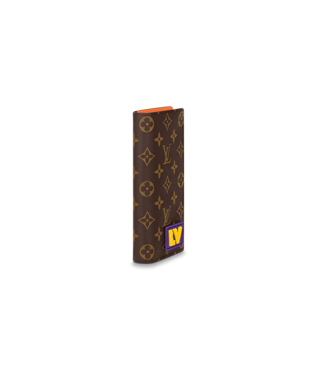 LOUIS VUITTON Коричневый кошелек, фото 2