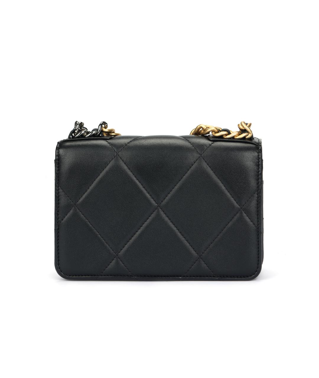 CHANEL Черная кожаная сумка через плечо, фото 3