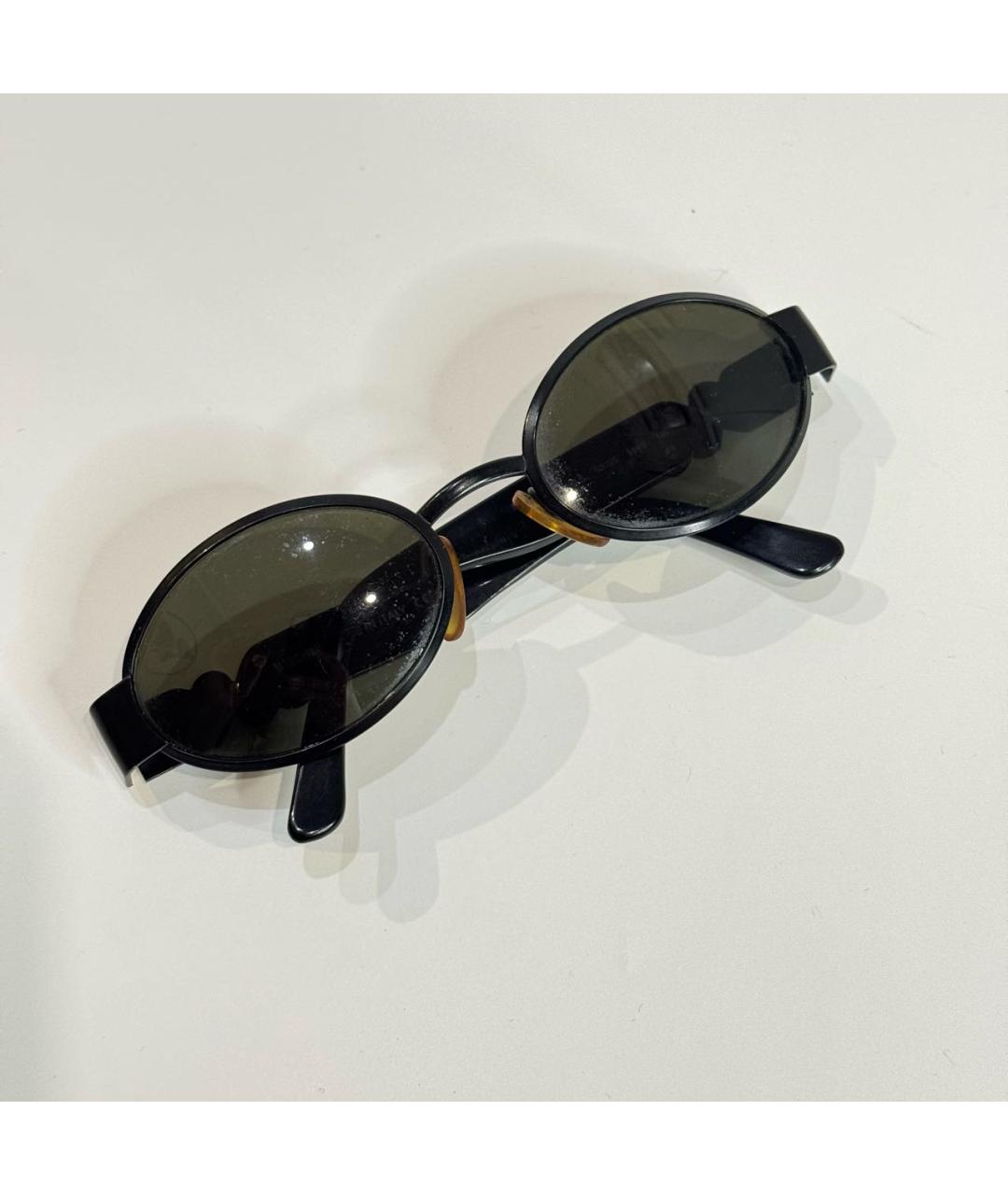 MOSCHINO Черные металлические солнцезащитные очки, фото 9