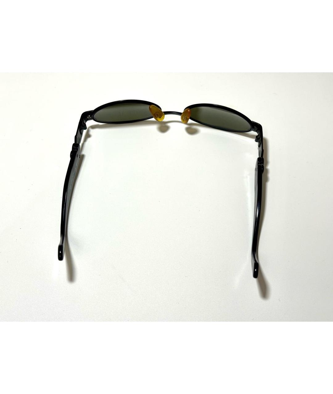 MOSCHINO Черные металлические солнцезащитные очки, фото 7
