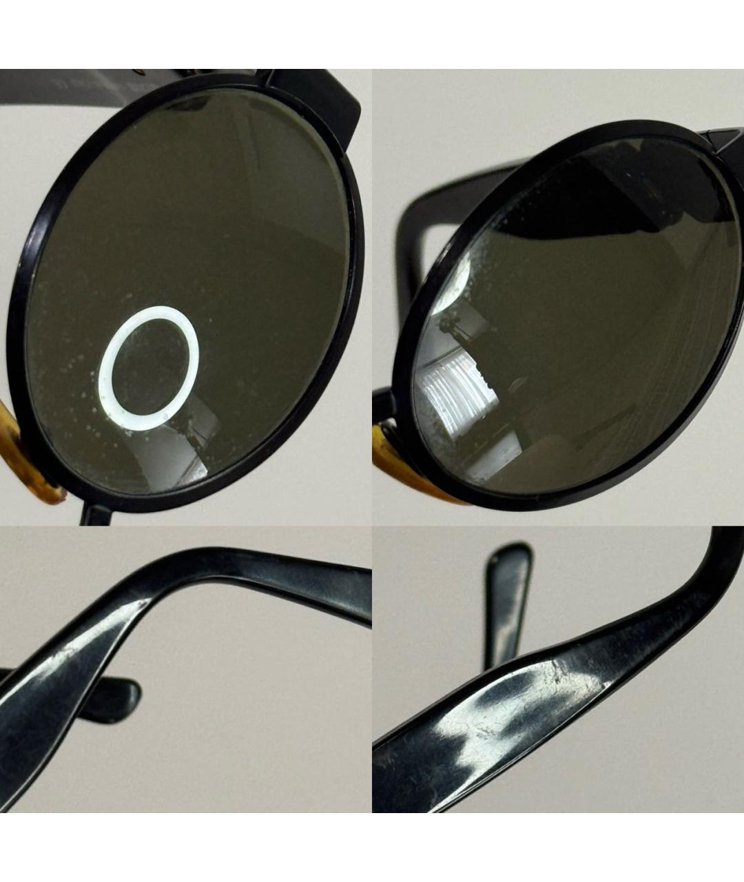 MOSCHINO Черные металлические солнцезащитные очки, фото 5