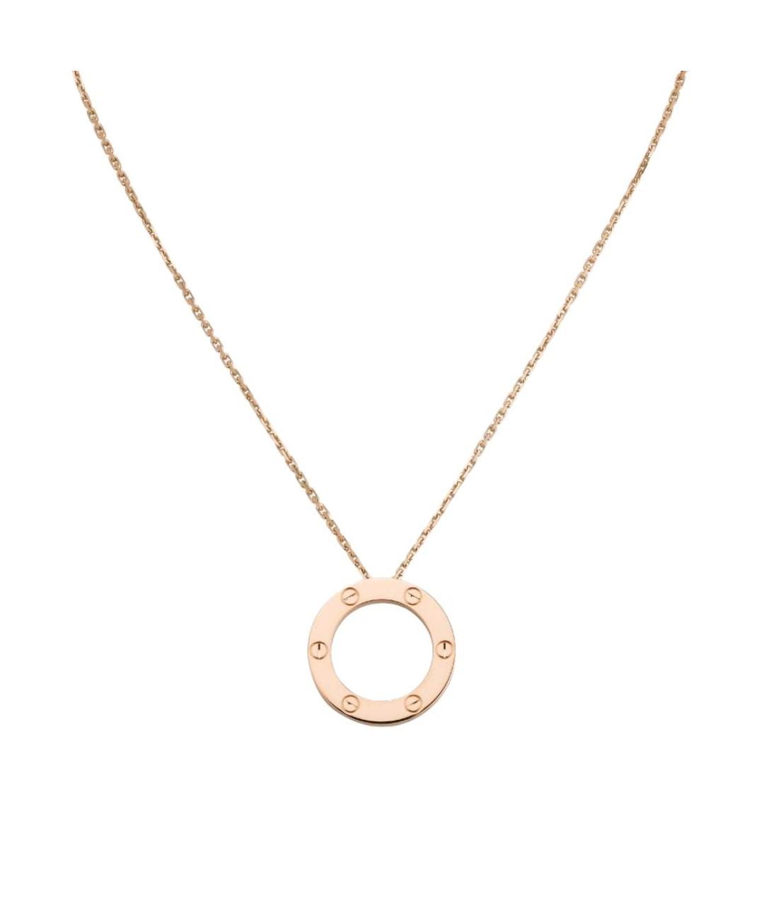 CARTIER Золотое колье из розового золота, фото 1