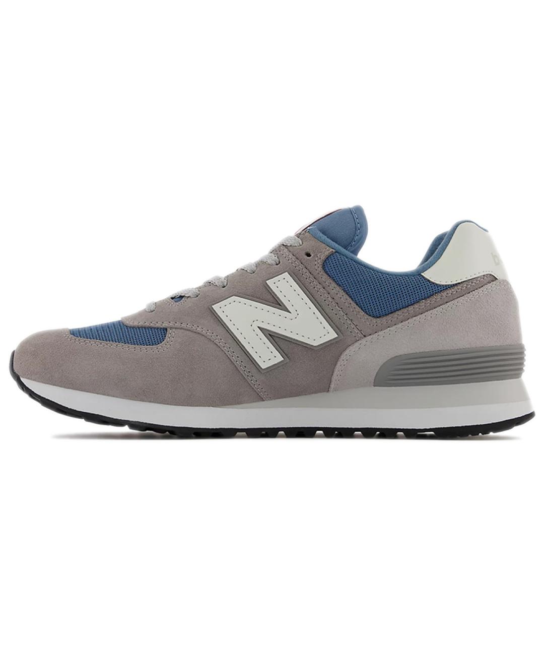 NEW BALANCE Серые замшевые кроссовки, фото 8