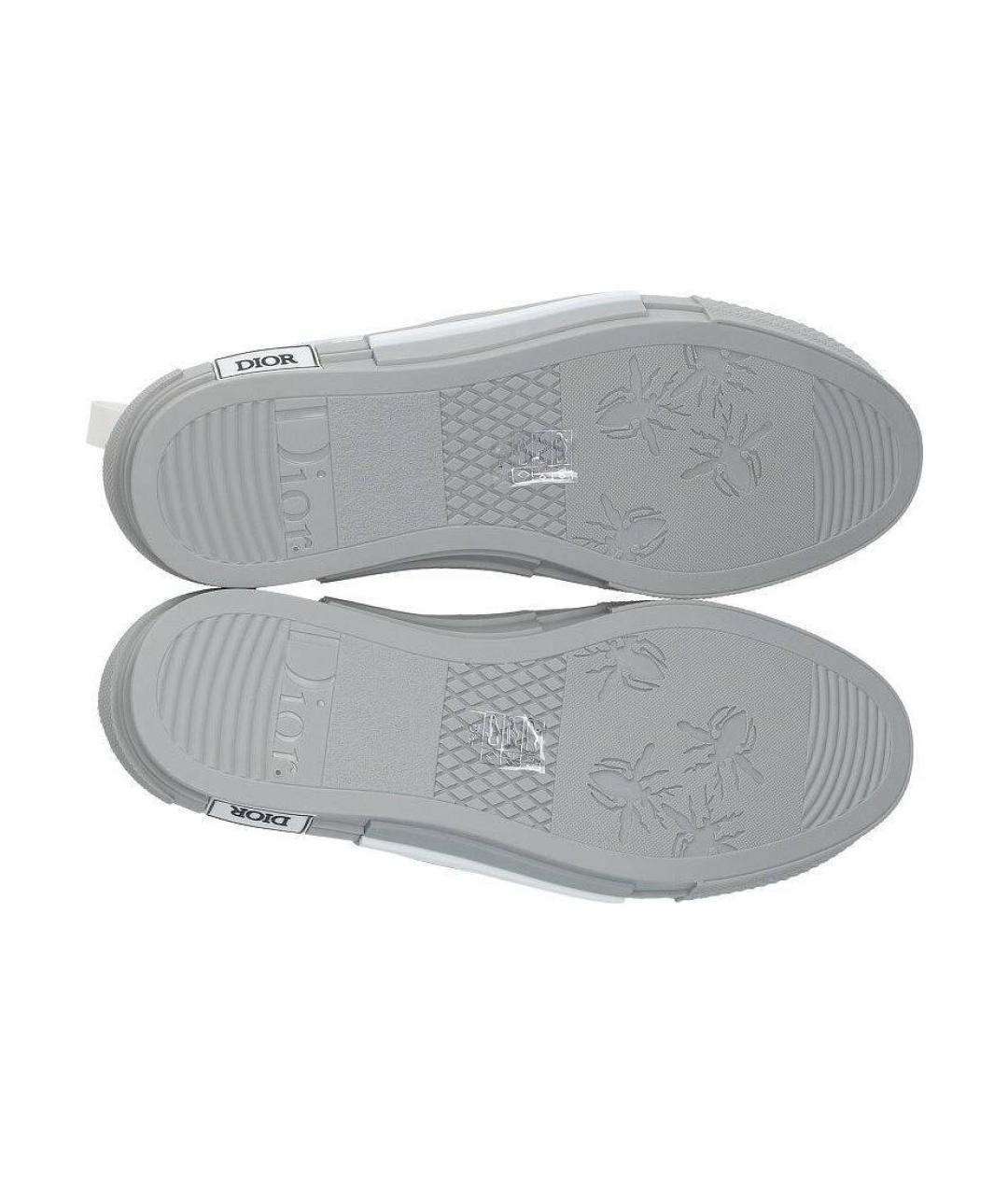 CHRISTIAN DIOR Голубые низкие кроссовки / кеды, фото 5