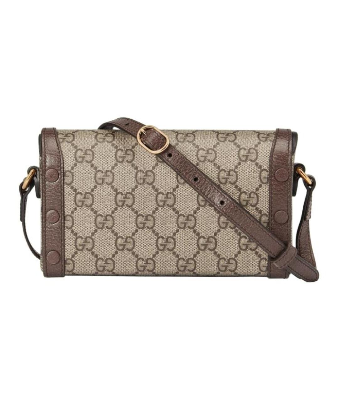 GUCCI Коричневая сумка на плечо, фото 4