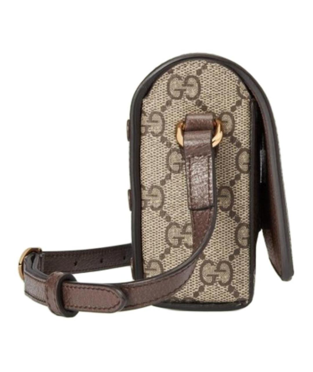 GUCCI Коричневая сумка на плечо, фото 3