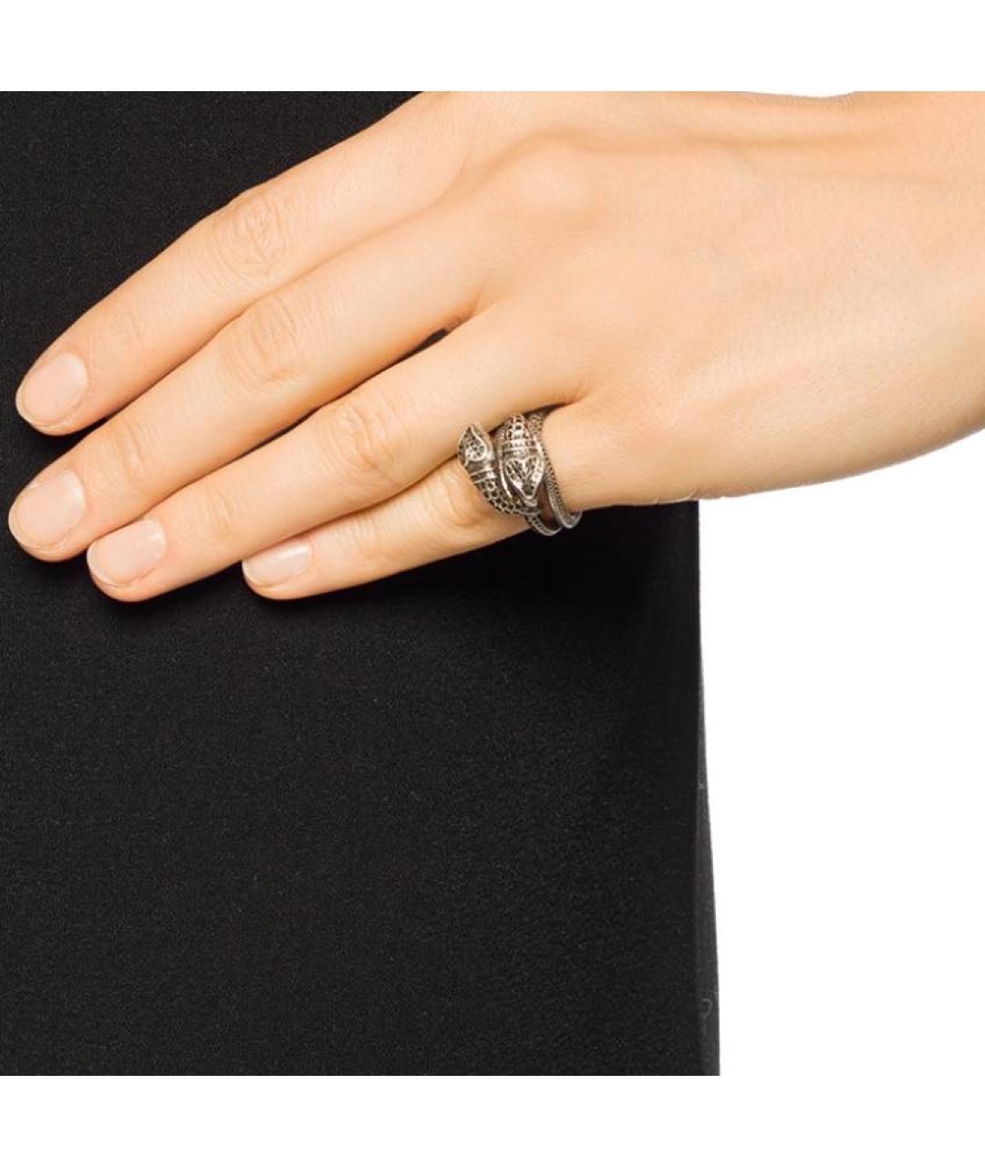 GUCCI Серебряное серебряное кольцо, фото 5