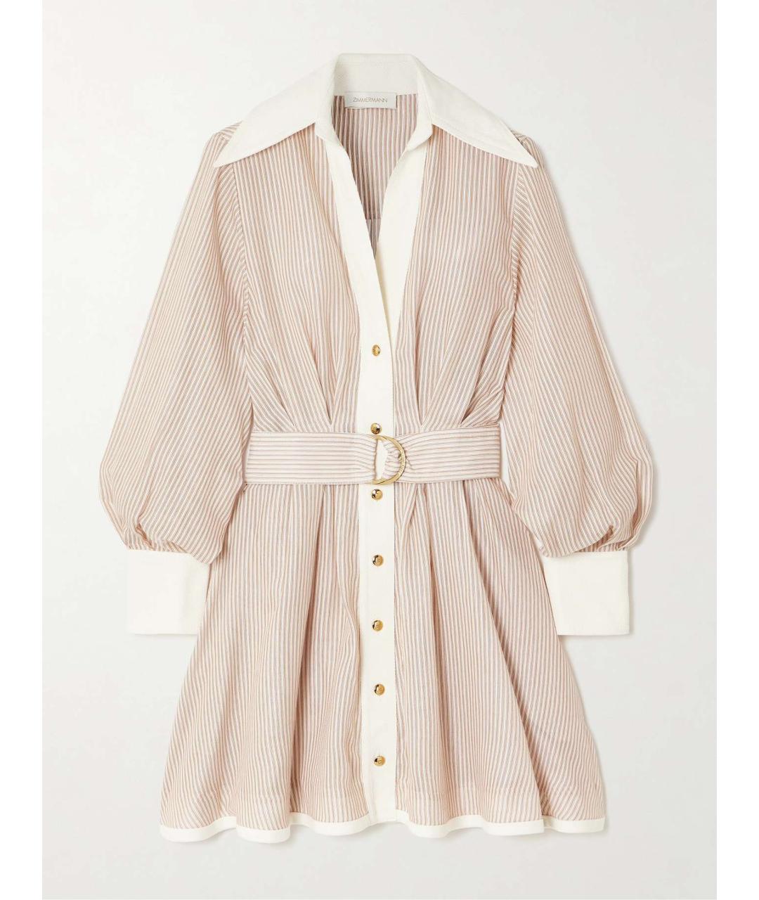 ZIMMERMANN Мульти хлопковое повседневное платье, фото 7