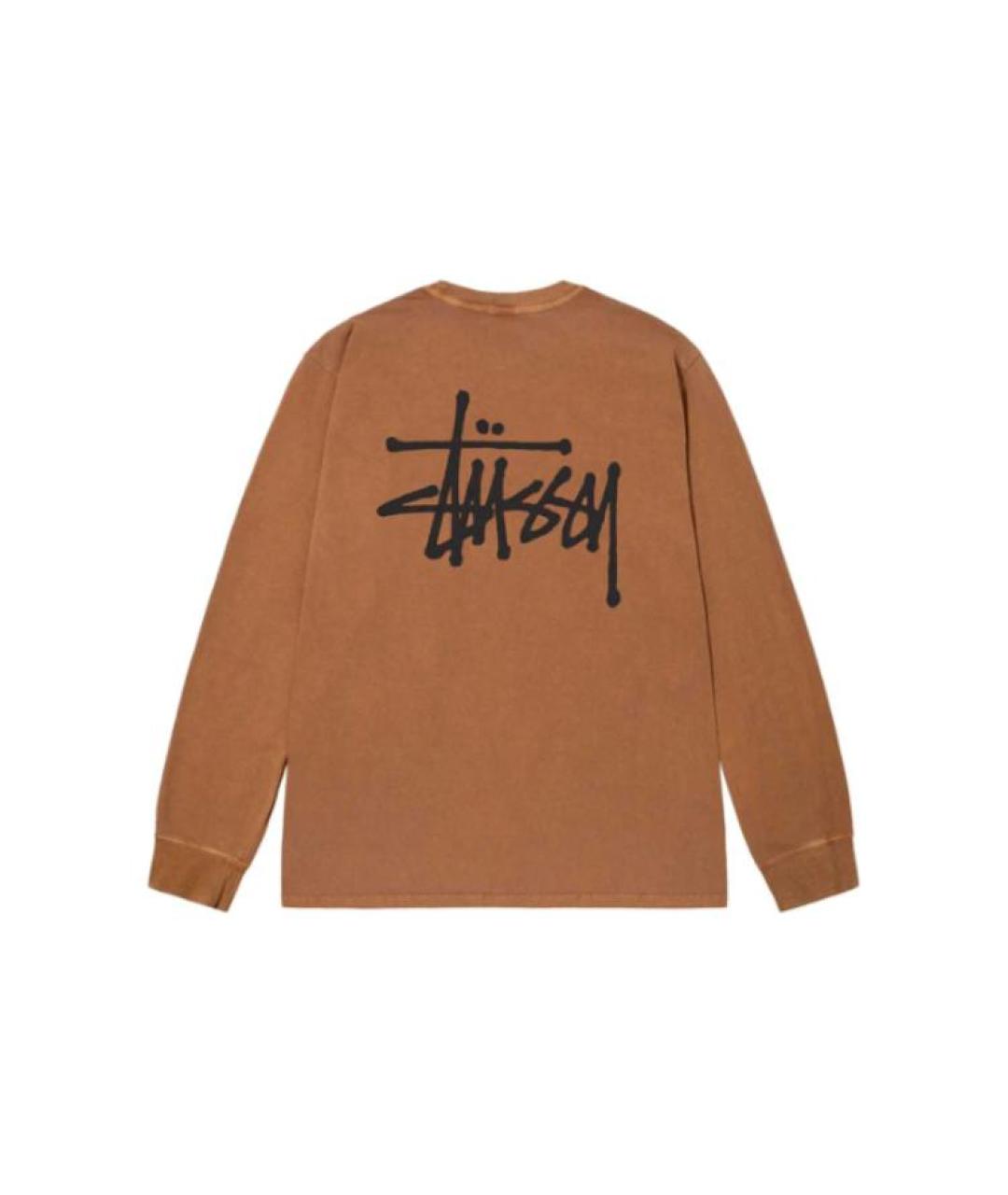 STUSSY Коричневая футболка, фото 2
