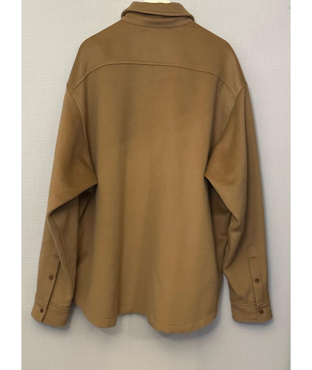 BALENCIAGA Коричневая шерстяная куртка, фото 2