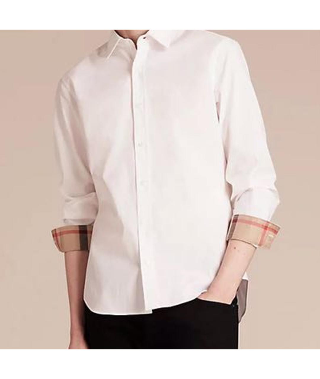 BURBERRY Белая классическая рубашка, фото 3