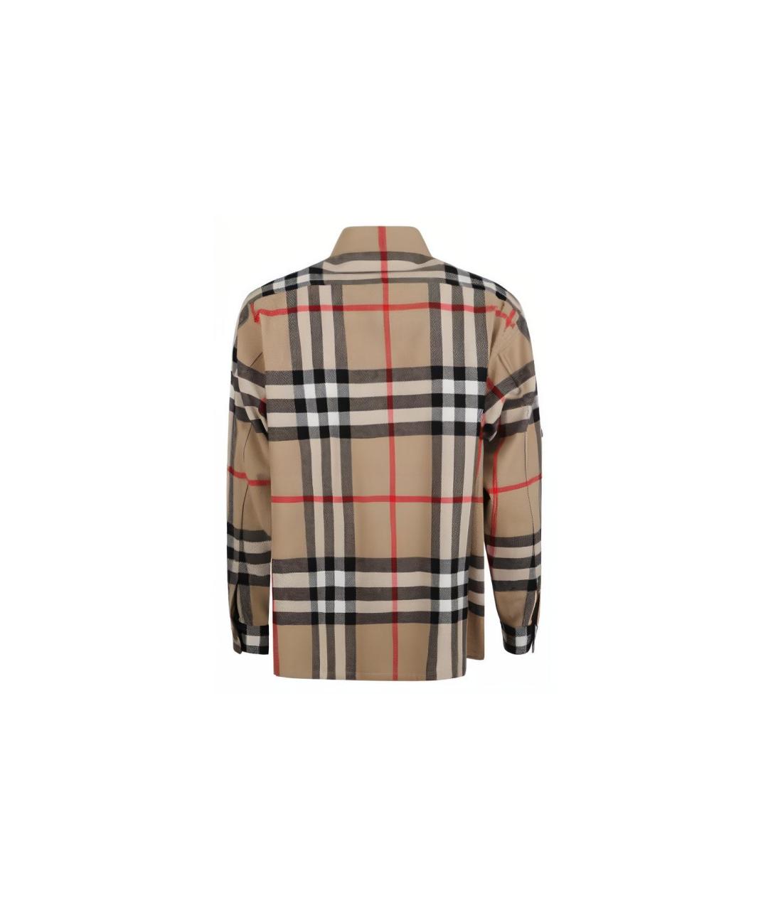 BURBERRY Мульти хлопковая кэжуал рубашка, фото 2