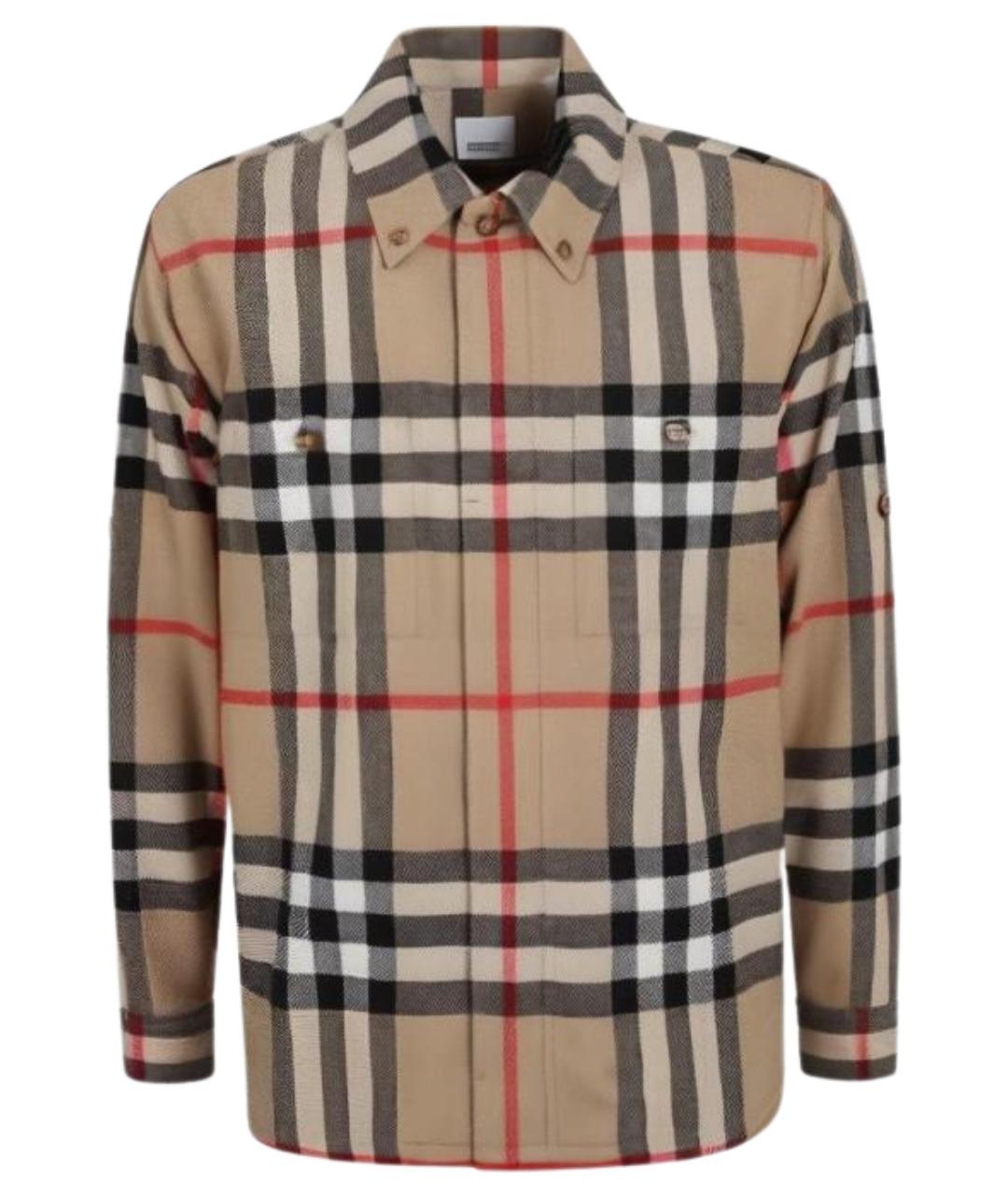 BURBERRY Мульти хлопковая кэжуал рубашка, фото 1