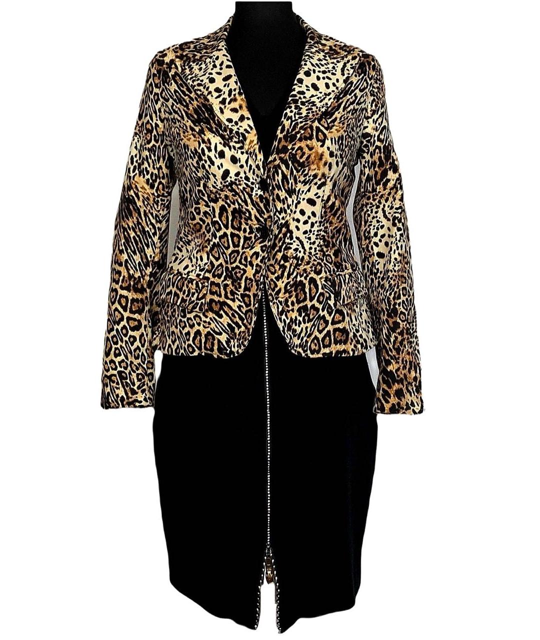 CAVALLI CLASS Черная вискозная юбка миди, фото 5