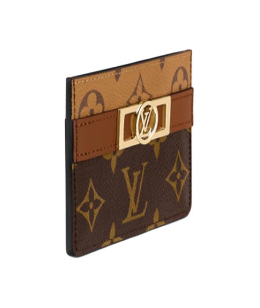 LOUIS VUITTON Коричневый кардхолдер, фото 2