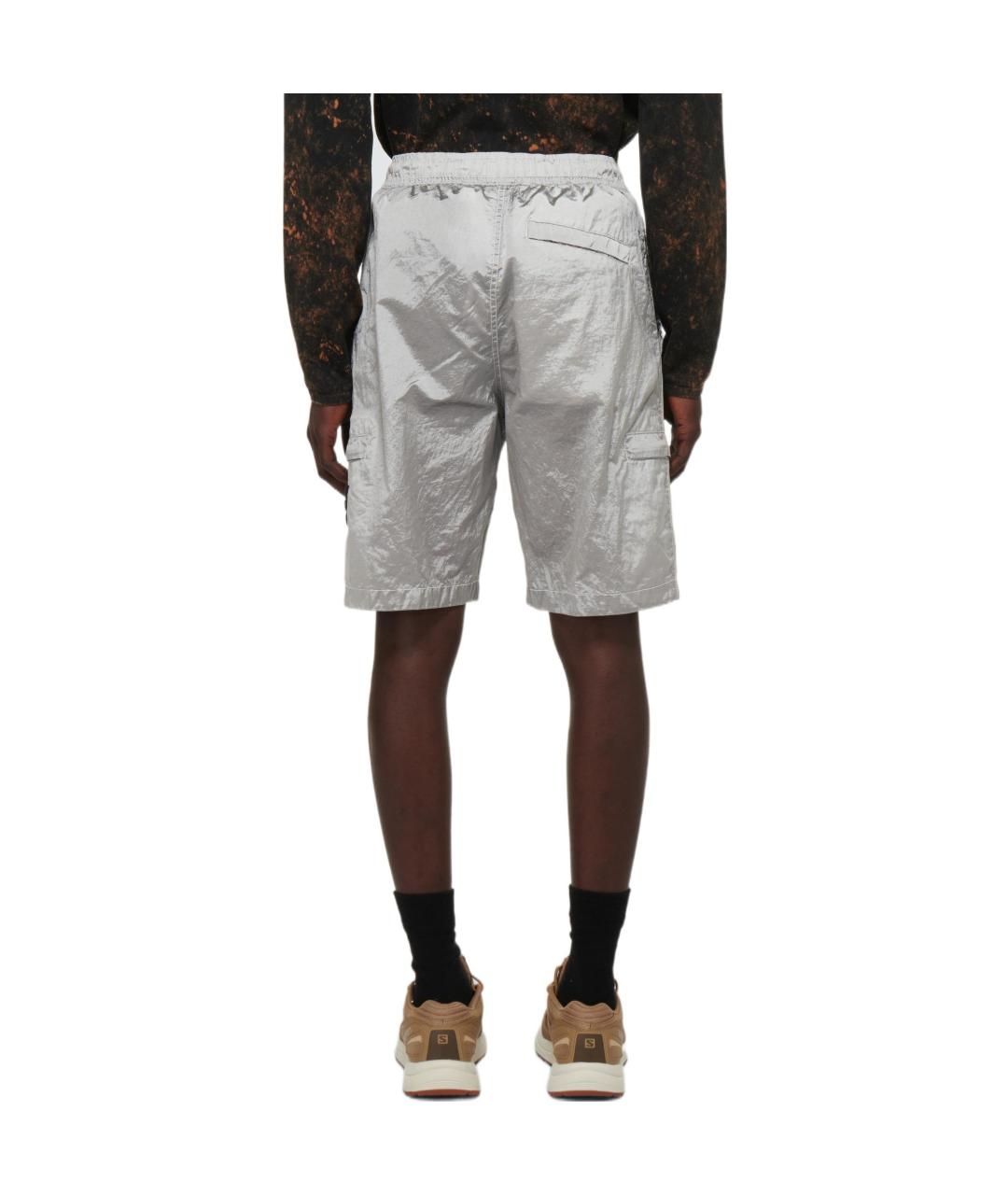 STONE ISLAND Серые шорты, фото 3