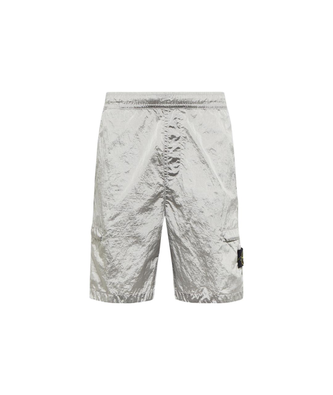 STONE ISLAND Серые шорты, фото 6