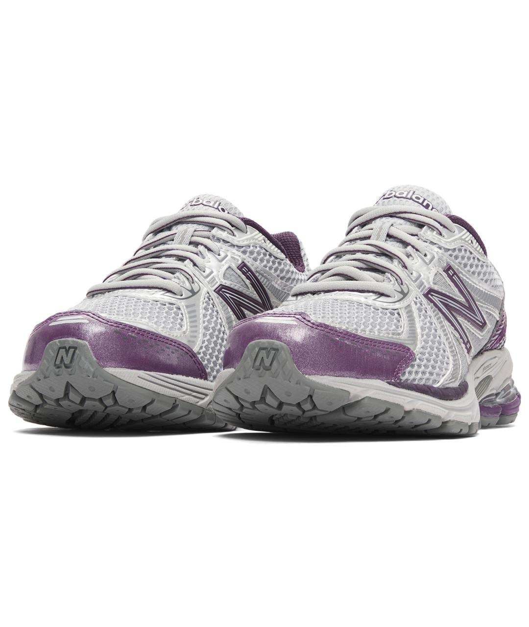 NEW BALANCE Серебряные кроссовки, фото 4