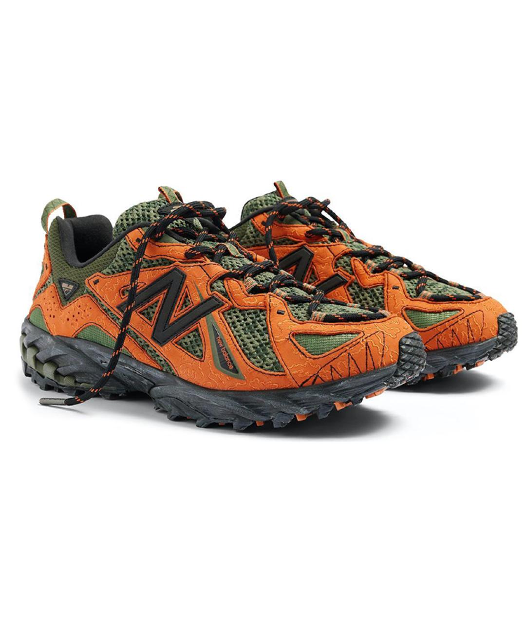 NEW BALANCE Оранжевые низкие кроссовки / кеды, фото 3