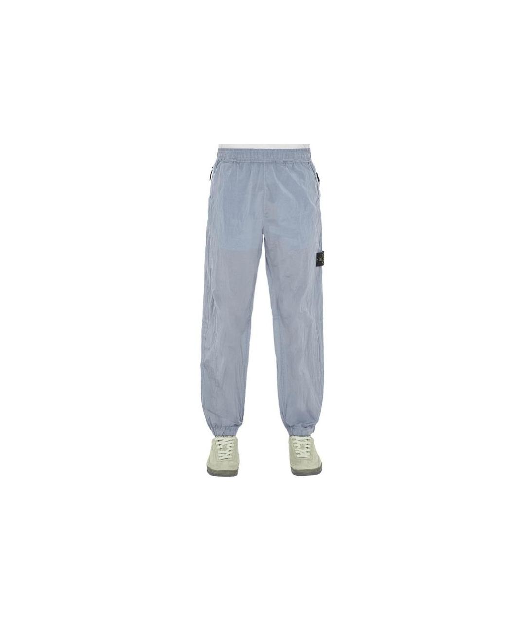 STONE ISLAND Синие повседневные брюки, фото 5