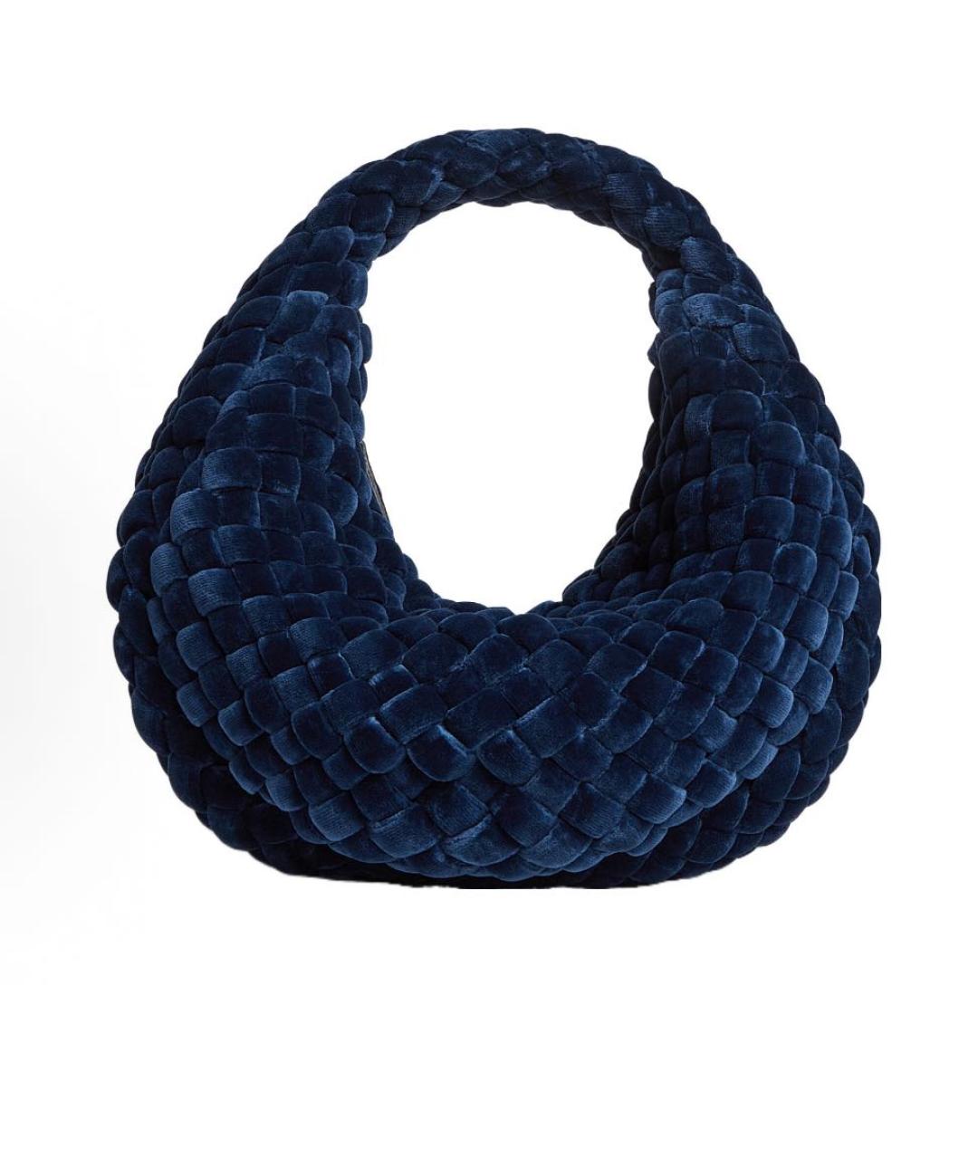 BOTTEGA VENETA Темно-синяя сумка с короткими ручками, фото 6