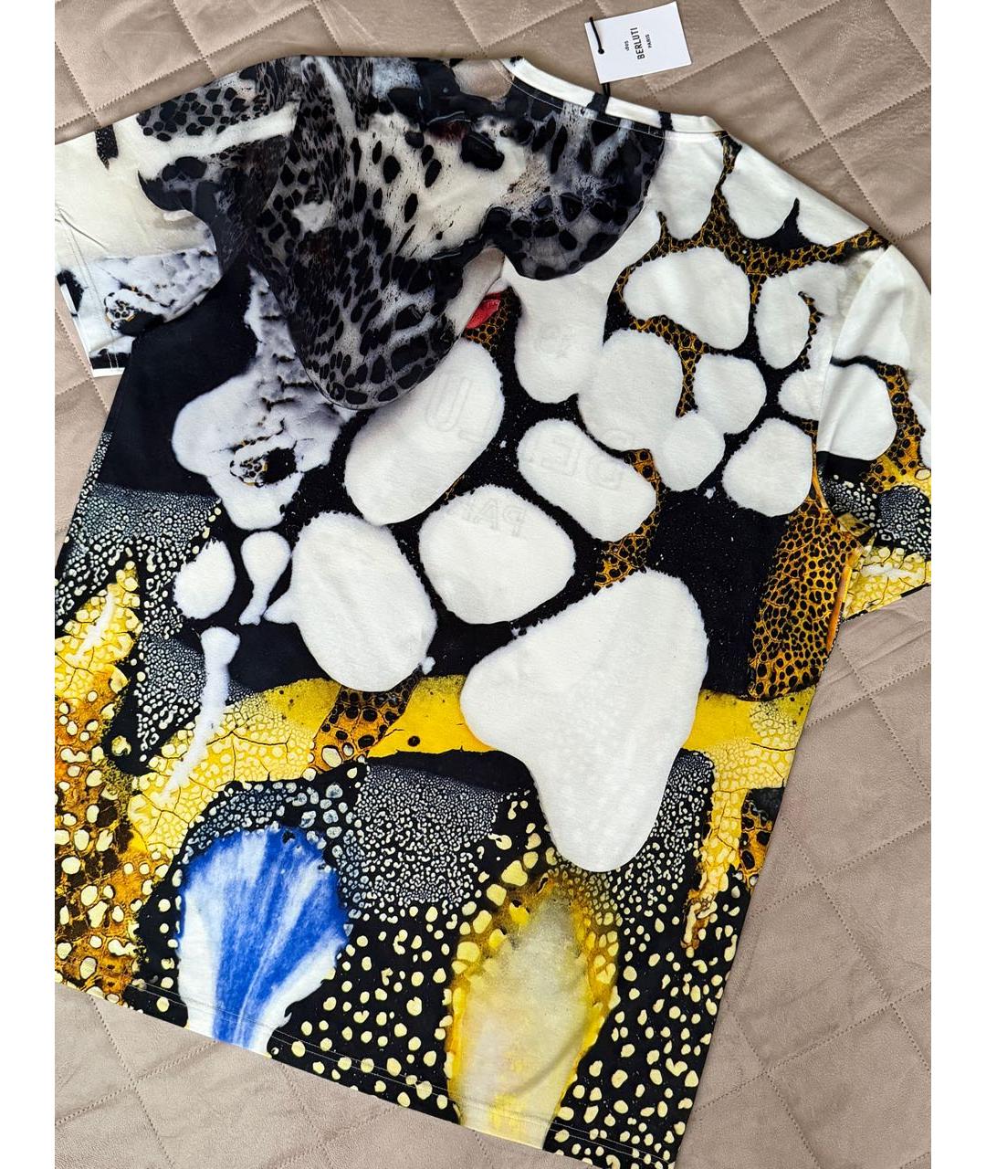 BERLUTI Мульти хлопковая футболка, фото 5