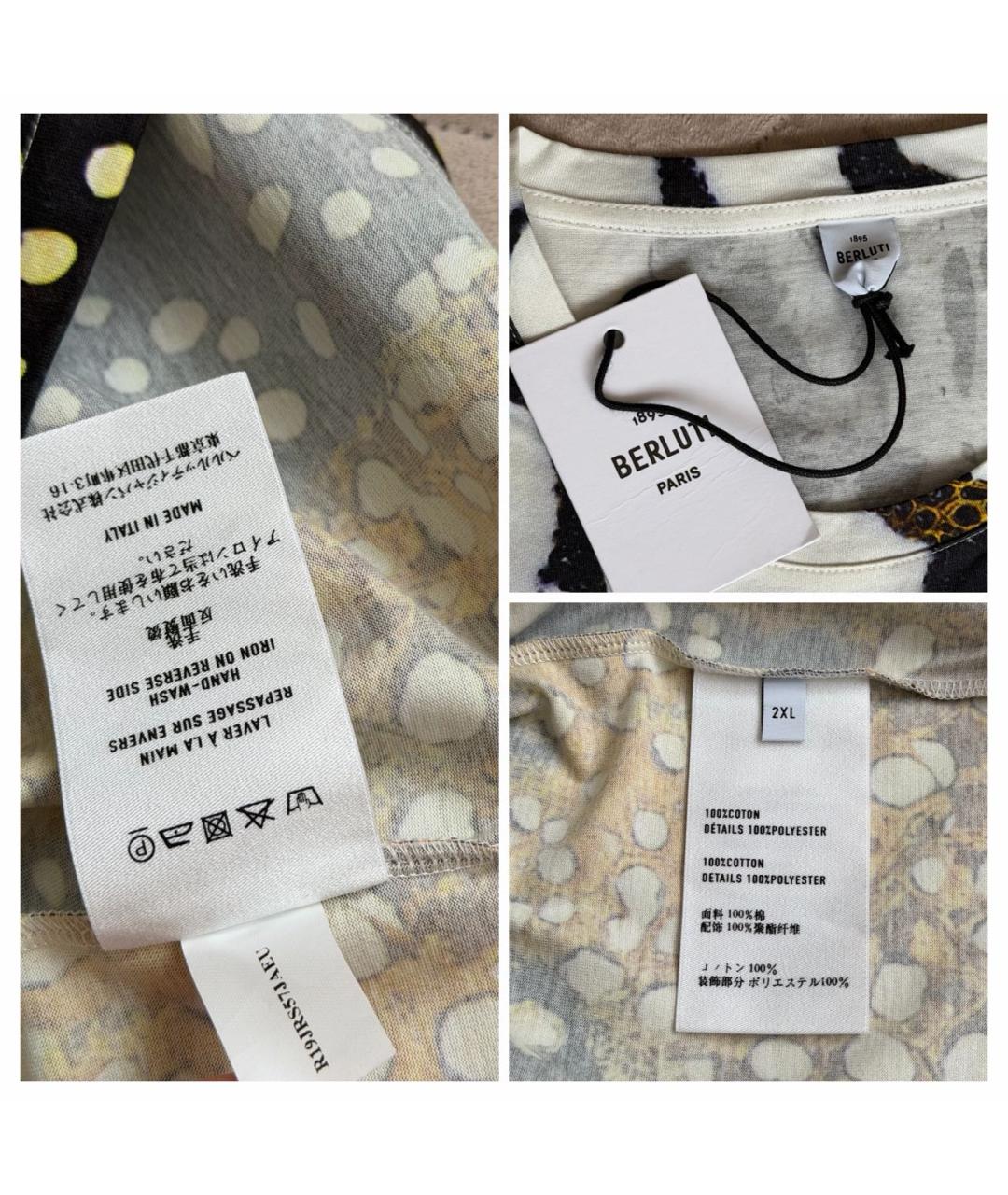 BERLUTI Мульти хлопковая футболка, фото 6