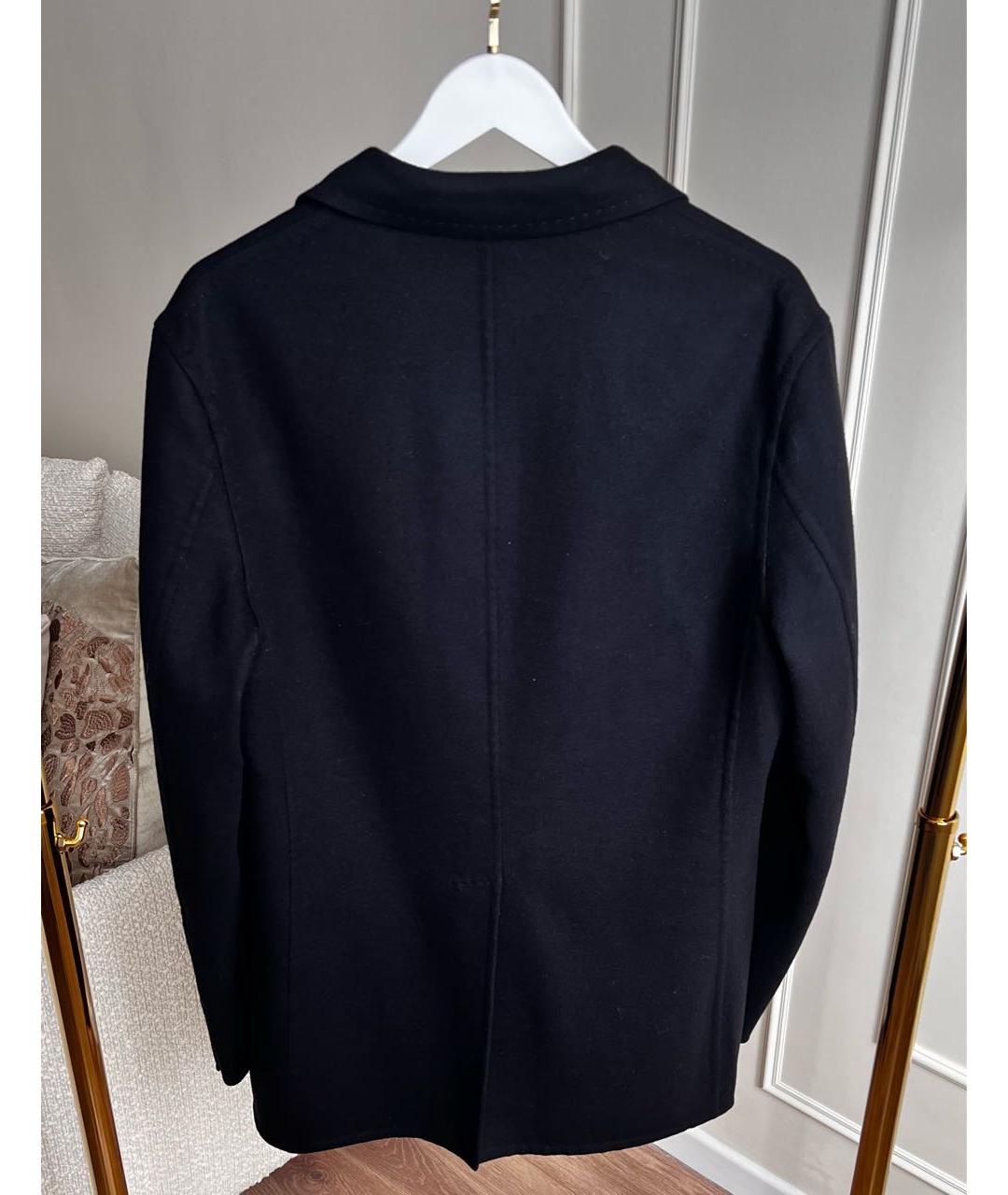 GUCCI Темно-синий шерстяной пиджак, фото 2