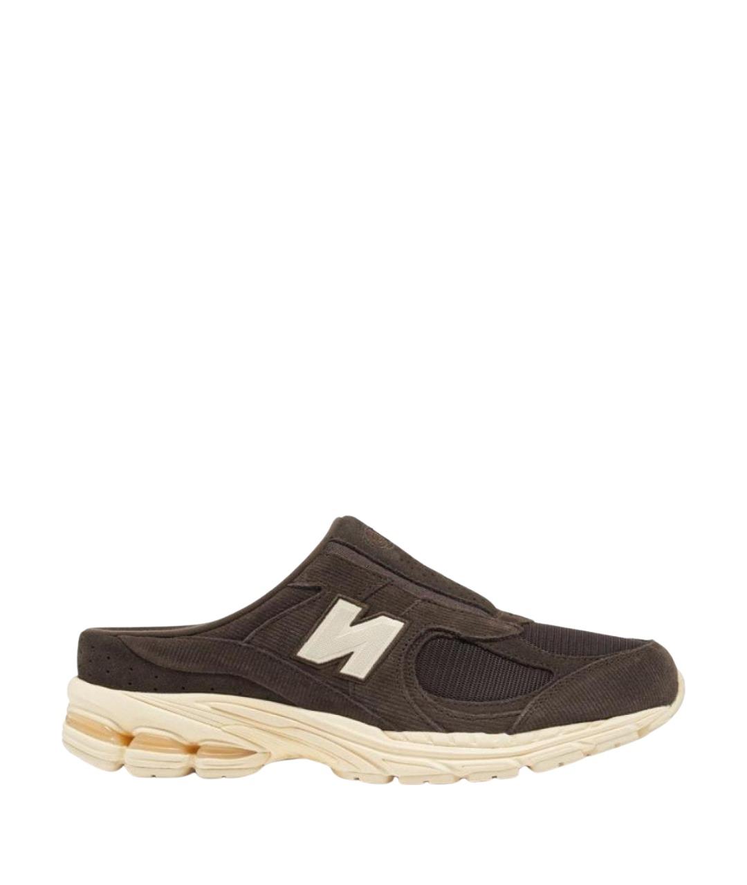 NEW BALANCE Коричневые замшевые кроссовки, фото 1