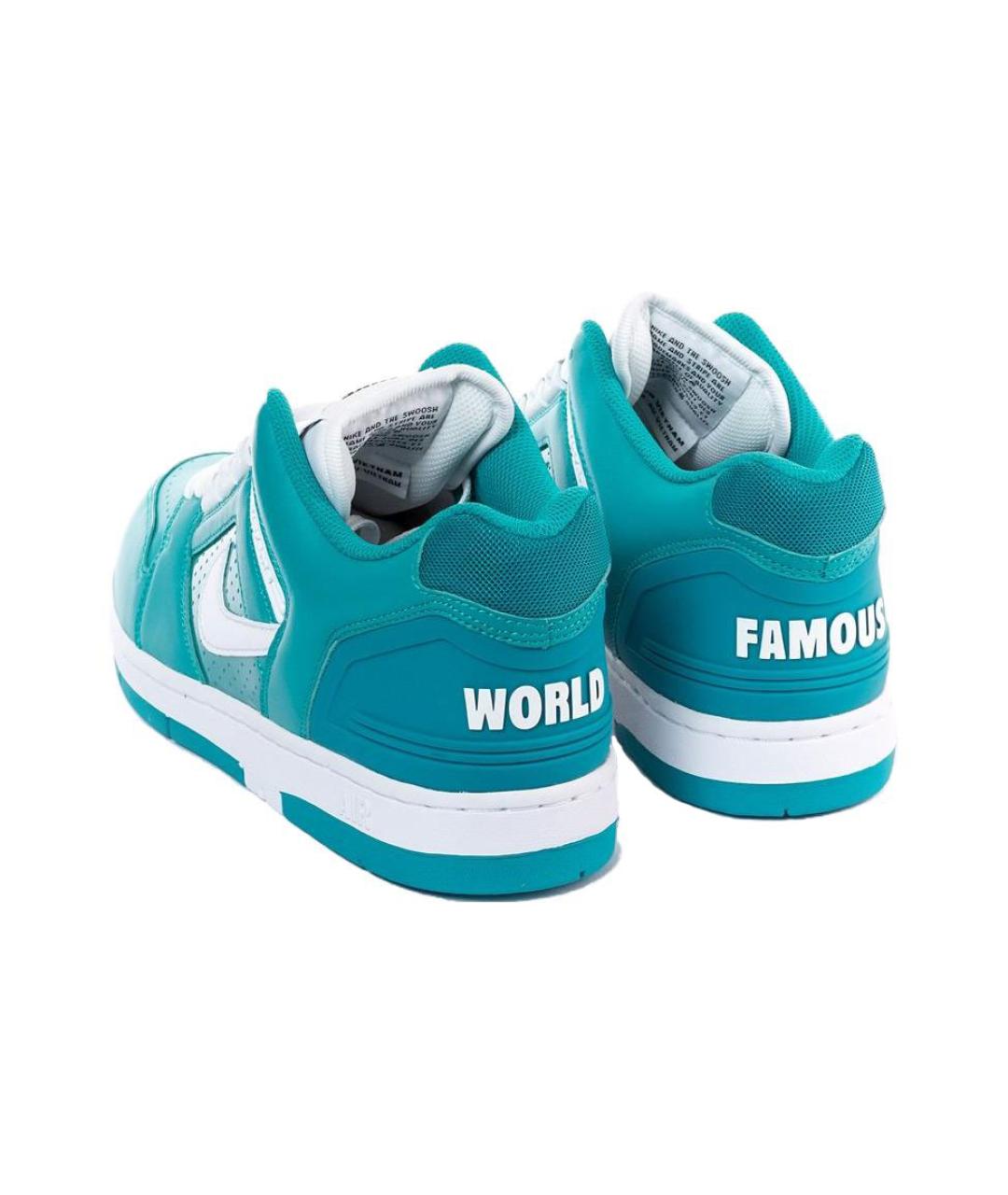 NIKE Голубые высокие кроссовки / кеды, фото 5