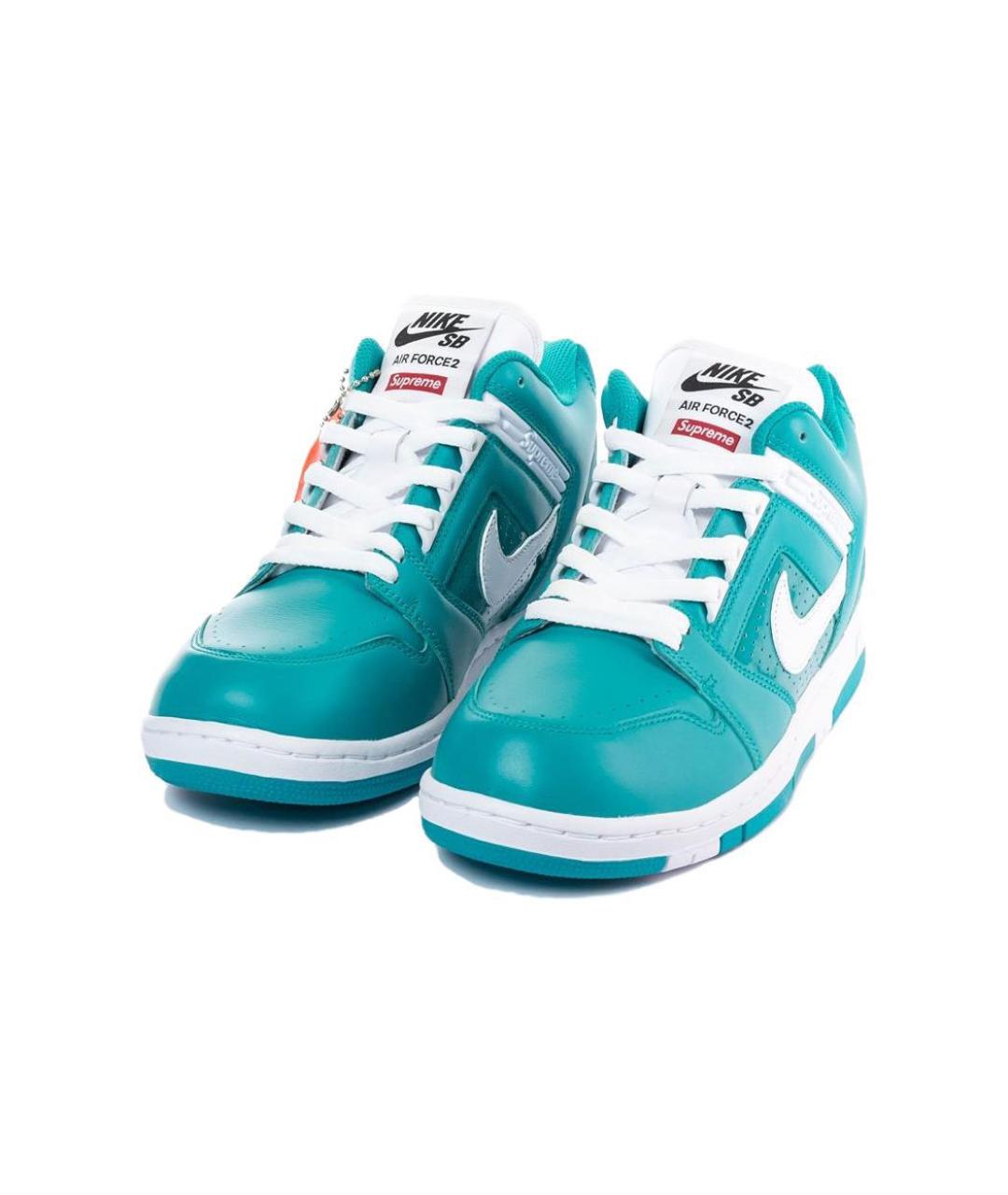 NIKE Голубые высокие кроссовки / кеды, фото 4