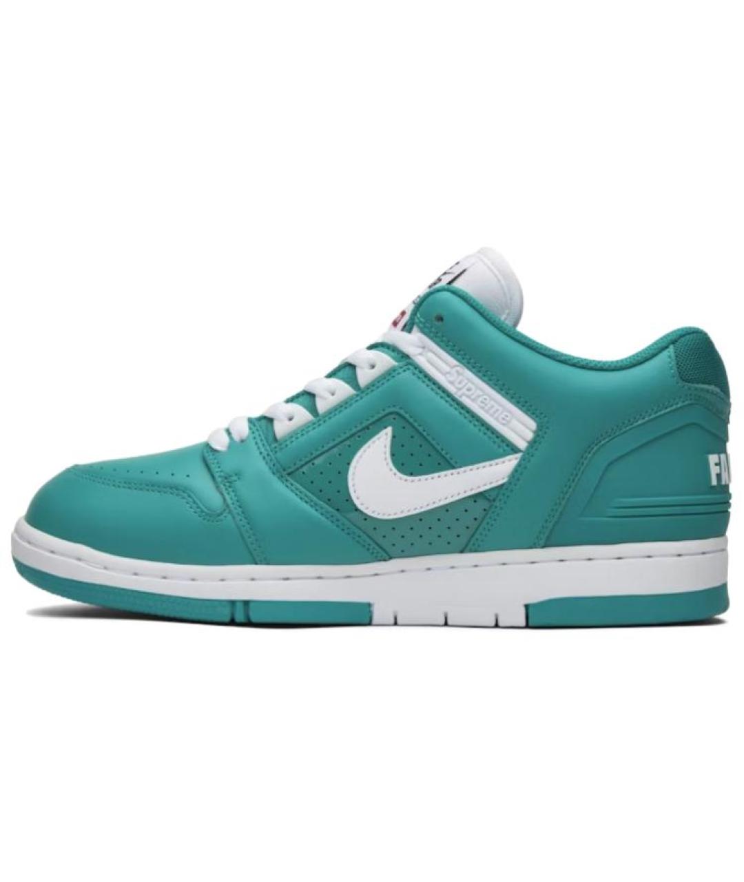 NIKE Голубые высокие кроссовки / кеды, фото 2