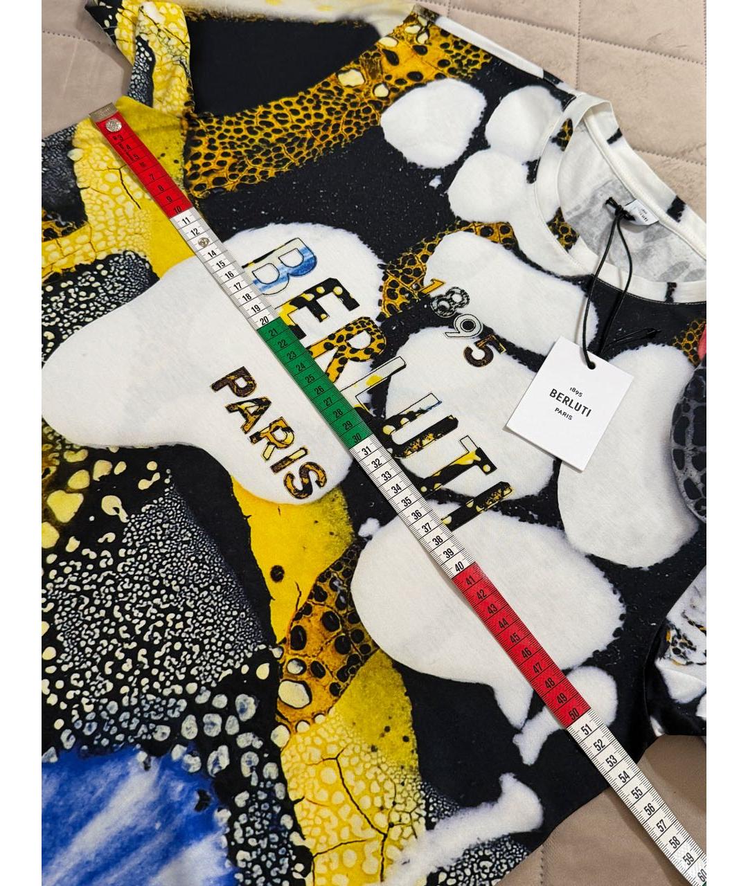 BERLUTI Мульти хлопковая футболка, фото 6