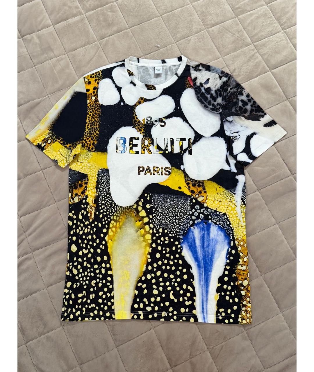 BERLUTI Мульти хлопковая футболка, фото 3