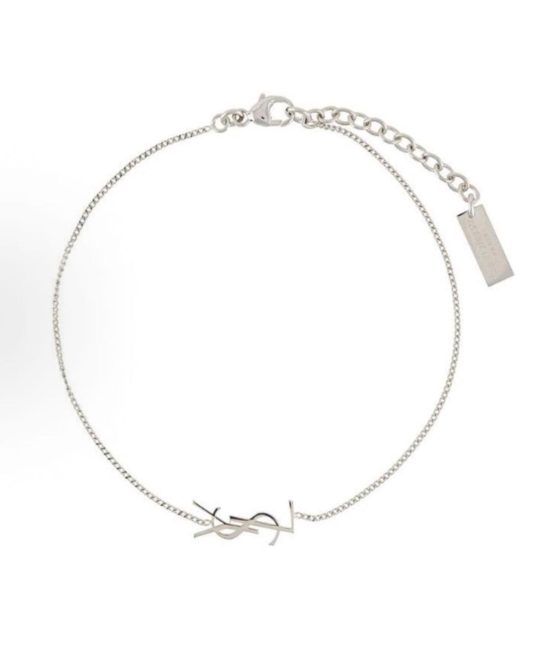 SAINT LAURENT Серебрянный браслет, фото 5