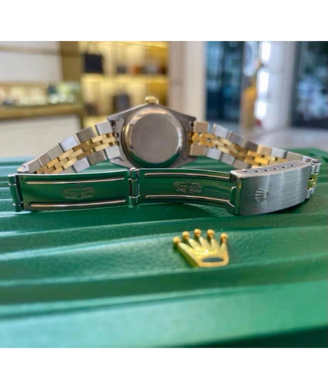 ROLEX Розовые часы из желтого золота, фото 3