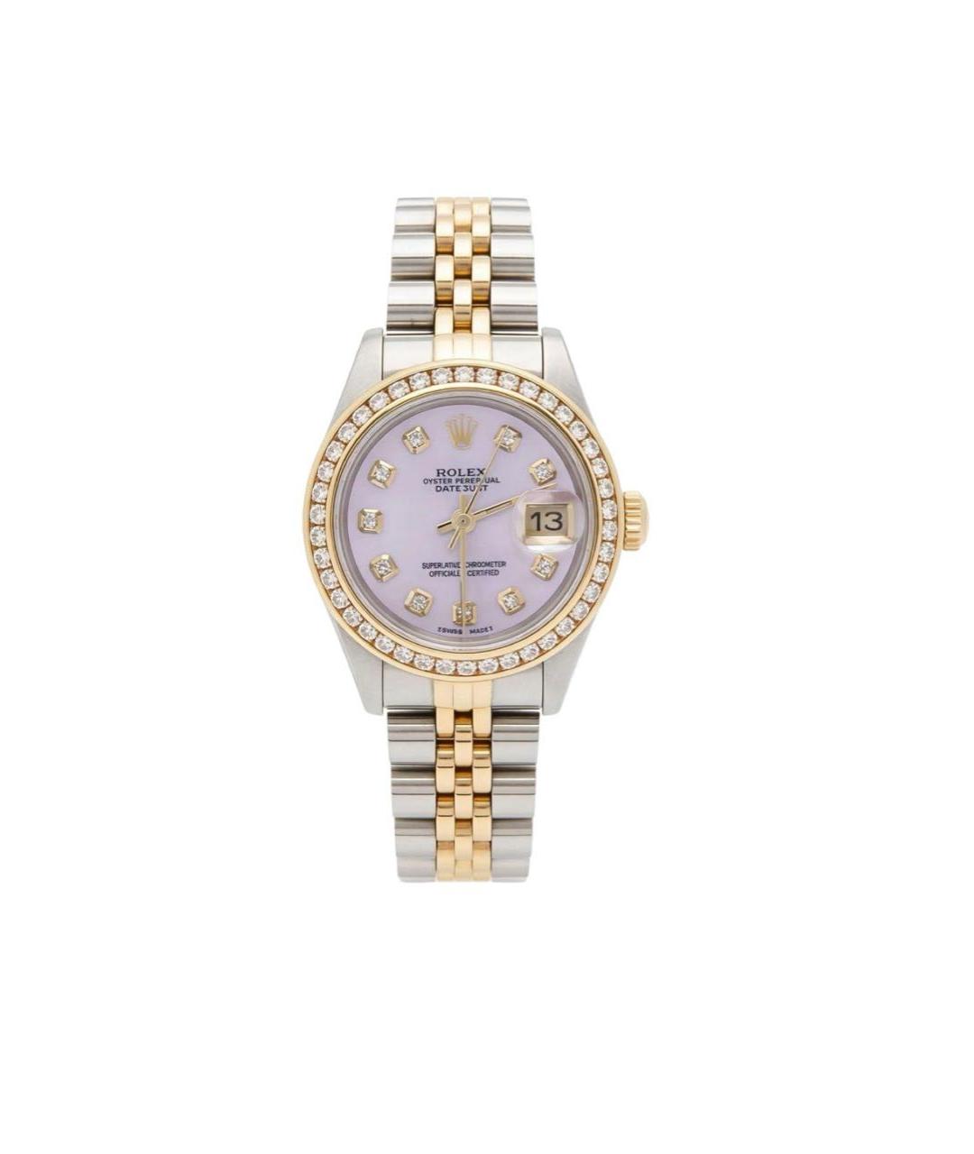 ROLEX Розовые часы из желтого золота, фото 5